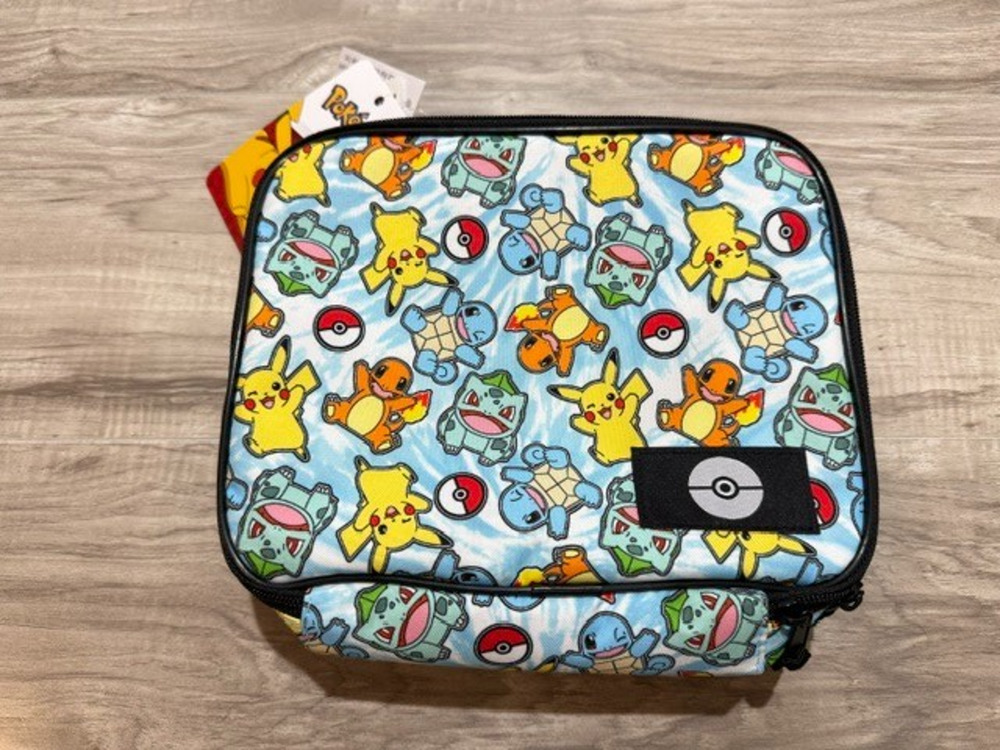 NWT Pokemon Colorful Multi-Character Insulated Lunch Box